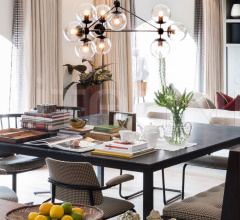 Люстра Modo Chandelier - 3 Sided, 10 Globes Люстра Modo Chandelier - 3 Sided, 10 Globes фабрика Roll & Hill