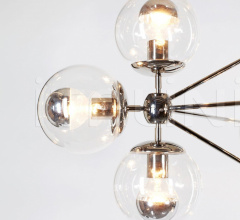 Люстра Modo Chandelier - 4 Sided, 15 Globes Люстра Modo Chandelier - 4 Sided, 15 Globes фабрика Roll & Hill