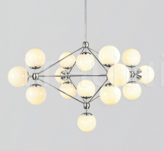Люстра Modo Chandelier - 4 Sided, 15 Globes Люстра Modo Chandelier - 4 Sided, 15 Globes фабрика Roll & Hill