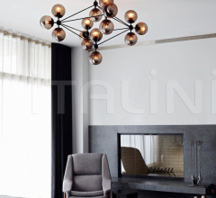 Люстра Modo Chandelier - 4 Sided, 15 Globes Люстра Modo Chandelier - 4 Sided, 15 Globes фабрика Roll & Hill