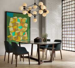 Люстра Modo Chandelier - 4 Sided, 15 Globes Люстра Modo Chandelier - 4 Sided, 15 Globes фабрика Roll & Hill