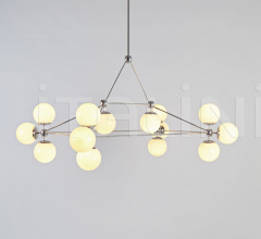 Люстра Modo Chandelier - Rectangle, 14 Globes Люстра Modo Chandelier - Rectangle, 14 Globes фабрика Roll & Hill