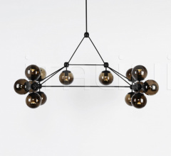 Люстра Modo Chandelier - Rectangle, 14 Globes Люстра Modo Chandelier - Rectangle, 14 Globes фабрика Roll & Hill