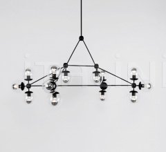Люстра Modo Chandelier - Rectangle, 14 Globes Люстра Modo Chandelier - Rectangle, 14 Globes фабрика Roll & Hill