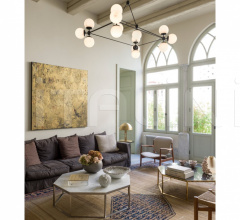 Люстра Modo Chandelier - Rectangle, 14 Globes Люстра Modo Chandelier - Rectangle, 14 Globes фабрика Roll & Hill