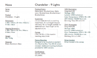 Люстра Nova Chandelier - 9 Lights Roll & Hill