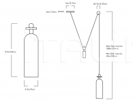 Подвесной светильник Shape Up Pendant - Cylinder Roll & Hill