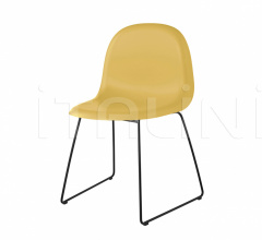 Стул 3D Dining Chair - Un-upholstered - Sledge base, Stackable Стул 3D Dining Chair - Un-upholstered - Sledge base, Stackable фабрика Gubi