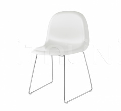 Стул 3D Dining Chair - Sledge base Стул 3D Dining Chair - Sledge base фабрика Gubi