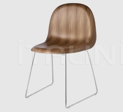Стул 3D Dining Chair - Sledge base Стул 3D Dining Chair - Sledge base фабрика Gubi