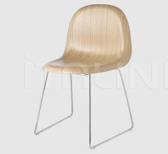 Стул 3D Dining Chair - Sledge base Стул 3D Dining Chair - Sledge base фабрика Gubi