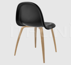 Стул 3D Dining Chair - Front Upholstered - Wood base Стул 3D Dining Chair - Front Upholstered - Wood base фабрика Gubi