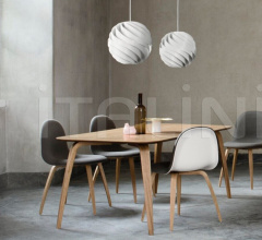 Стул 3D Dining Chair - Fully Upholstered - Wood base Стул 3D Dining Chair - Fully Upholstered - Wood base фабрика Gubi