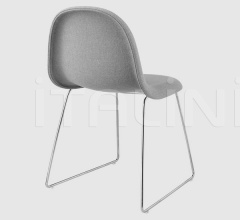 Стул 3D Dining Chair, Upholstered - Sledge base Стул 3D Dining Chair, Upholstered - Sledge base фабрика Gubi