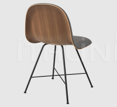 Стул 3D Dining Chair - Front Upholstered - Center base Стул 3D Dining Chair - Front Upholstered - Center base фабрика Gubi