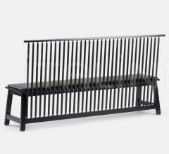 Скамья BENCH WITH BACK Скамья BENCH WITH BACK фабрика De La Espada