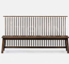 Скамья BENCH WITH BACK Скамья BENCH WITH BACK фабрика De La Espada