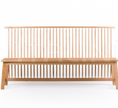Скамья BENCH WITH BACK Скамья BENCH WITH BACK фабрика De La Espada