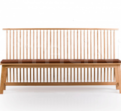 Скамья BENCH WITH BACK Скамья BENCH WITH BACK фабрика De La Espada