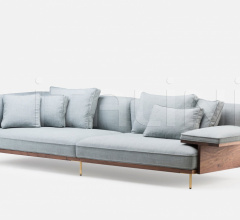 Диван BELLE REEVE SOFA - LONG SOFA WITH ONE ARM + FLAT ARMREST Диван BELLE REEVE SOFA - LONG SOFA WITH ONE ARM + FLAT ARMREST фабрика De La Espada