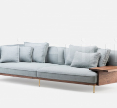 Диван BELLE REEVE SOFA - LONG SOFA WITH ONE ARM + FLAT ARMREST Диван BELLE REEVE SOFA - LONG SOFA WITH ONE ARM + FLAT ARMREST фабрика De La Espada