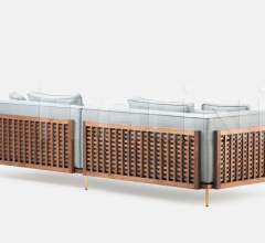 Диван BELLE REEVE SOFA - LONG SOFA WITH ONE ARM + FLAT ARMREST Диван BELLE REEVE SOFA - LONG SOFA WITH ONE ARM + FLAT ARMREST фабрика De La Espada