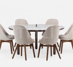 Стол обеденный MARLON ROUND TABLE фабрика De La Espada