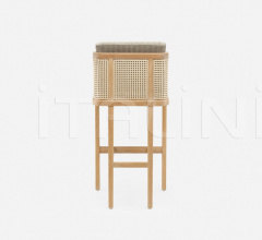 Барный стул THRONE BAR STOOL - RATTAN Барный стул THRONE BAR STOOL - RATTAN фабрика De La Espada