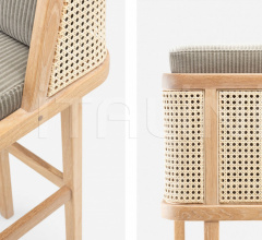 Барный стул THRONE BAR STOOL - RATTAN Барный стул THRONE BAR STOOL - RATTAN фабрика De La Espada