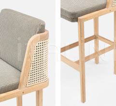 Барный стул THRONE BAR STOOL - RATTAN Барный стул THRONE BAR STOOL - RATTAN фабрика De La Espada