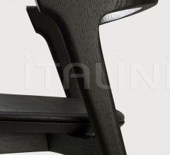 Стул Oak Bok black dining chair - black leather Стул Oak Bok black dining chair - black leather фабрика Ethnicraft