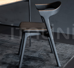 Стул Oak Bok black dining chair - black leather Стул Oak Bok black dining chair - black leather фабрика Ethnicraft