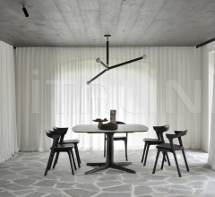 Стул Oak Bok black dining chair - black leather Стул Oak Bok black dining chair - black leather фабрика Ethnicraft