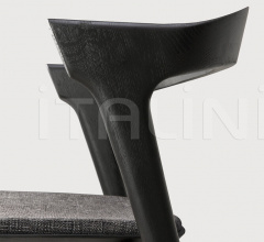 Стул Oak Bok black dining chair - grey Стул Oak Bok black dining chair - grey фабрика Ethnicraft