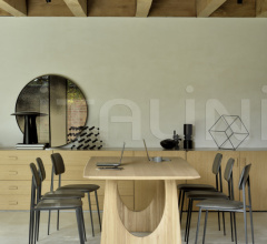 Стул DC dining chair - olive green leather Стул DC dining chair - olive green leather фабрика Ethnicraft