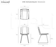 Стул Oak Facette dining chair Ethnicraft
