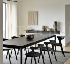 Стол обеденный Oak Bok black extendable dining table Стол обеденный Oak Bok black extendable dining table фабрика Ethnicraft