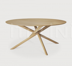 Стол обеденный Oak Mikado round dining table Стол обеденный Oak Mikado round dining table фабрика Ethnicraft