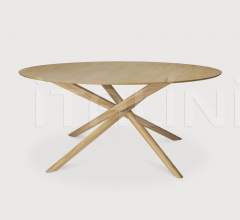 Стол обеденный Oak Mikado round dining table Стол обеденный Oak Mikado round dining table фабрика Ethnicraft