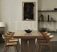 Стол обеденный Teak Double extendable dining table фабрика Ethnicraft