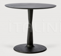 Итальянские Столовая - Стол обеденный Oak Torsion black dining table фабрика Ethnicraft