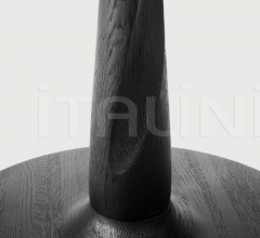 Итальянские Столовая - Стол обеденный Oak Torsion black dining table фабрика Ethnicraft