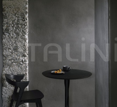 Итальянские Столовая - Стол обеденный Oak Torsion black dining table фабрика Ethnicraft