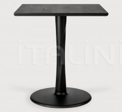Итальянские Столовая - Стол обеденный Oak Torsion square black dining table фабрика Ethnicraft