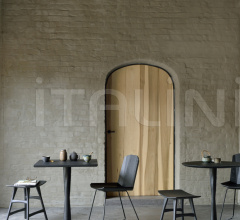 Итальянские Столовая - Стол обеденный Oak Torsion square black dining table фабрика Ethnicraft