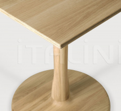 Итальянские Столовая - Стол обеденный Oak Torsion square dining table фабрика Ethnicraft