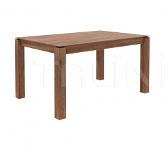 Стол обеденный Teak Slice extendable dining table Стол обеденный Teak Slice extendable dining table фабрика Ethnicraft