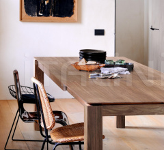 Стол обеденный Teak Slice extendable dining table Стол обеденный Teak Slice extendable dining table фабрика Ethnicraft