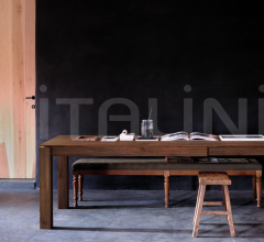 Стол обеденный Teak Slice extendable dining table Стол обеденный Teak Slice extendable dining table фабрика Ethnicraft