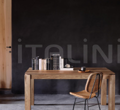 Стол обеденный Teak Slice extendable dining table Стол обеденный Teak Slice extendable dining table фабрика Ethnicraft